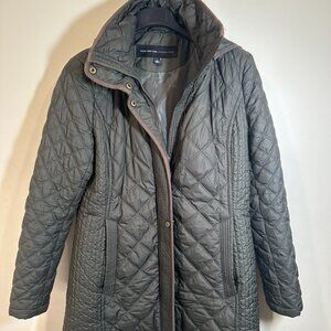 MARK NEW YORK ANDREW MARK QUILTED PUFFER JACKET DARK OLIVE GREEN Size M